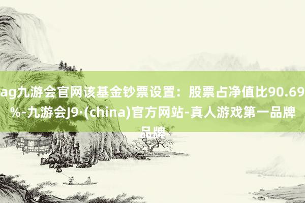 ag九游会官网该基金钞票设置：股票占净值比90.69%-九游会J9·(china)官方网站-真人游戏第一品牌